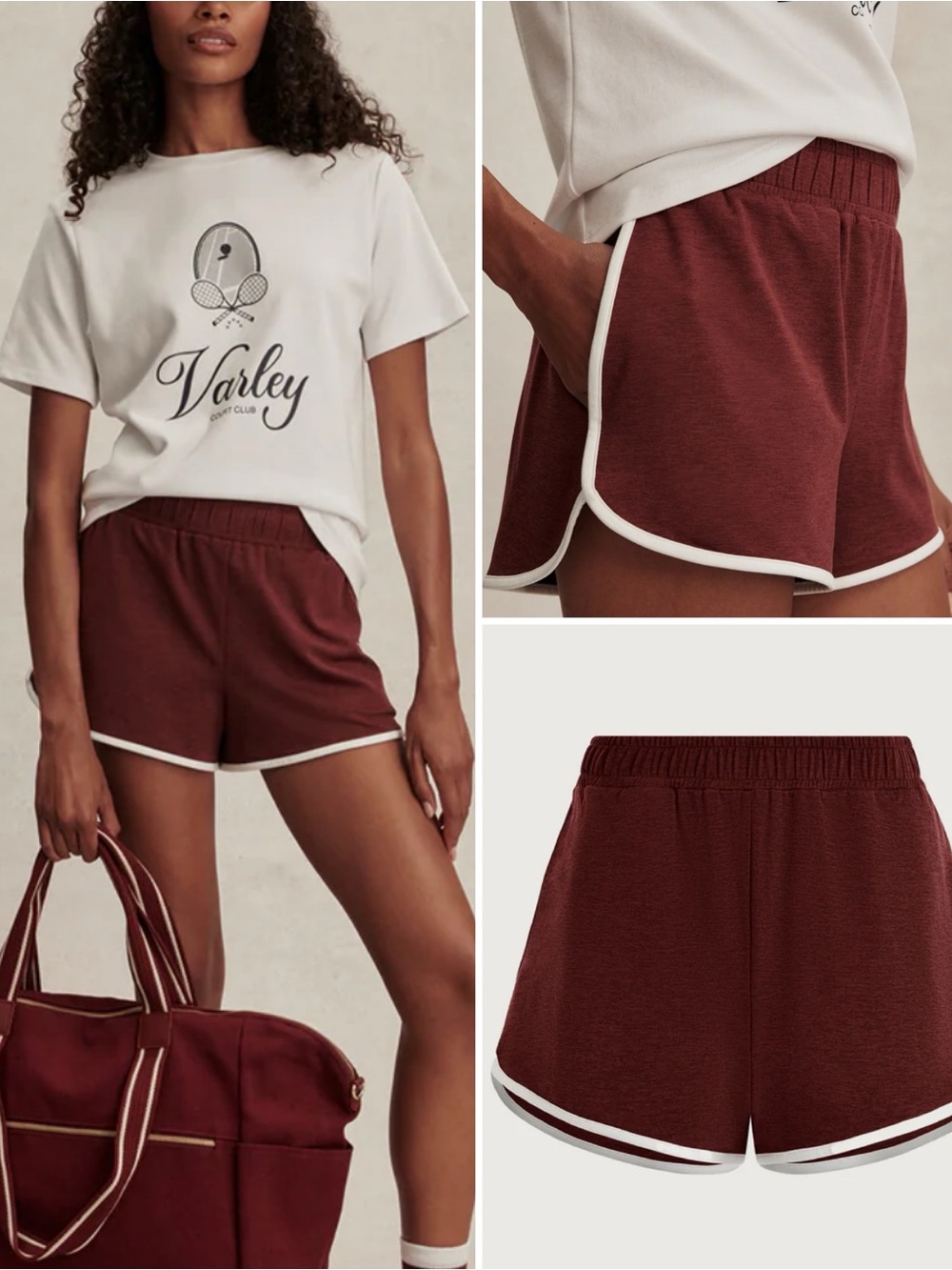 Varley Marty Active Shorts 3" Port Marl XXS NWOT NEW WITHOUT TAGS